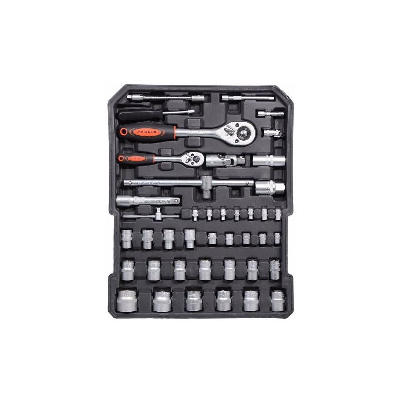 Werkzeugkoffer 186 Teile AL Bau Kraft Suite