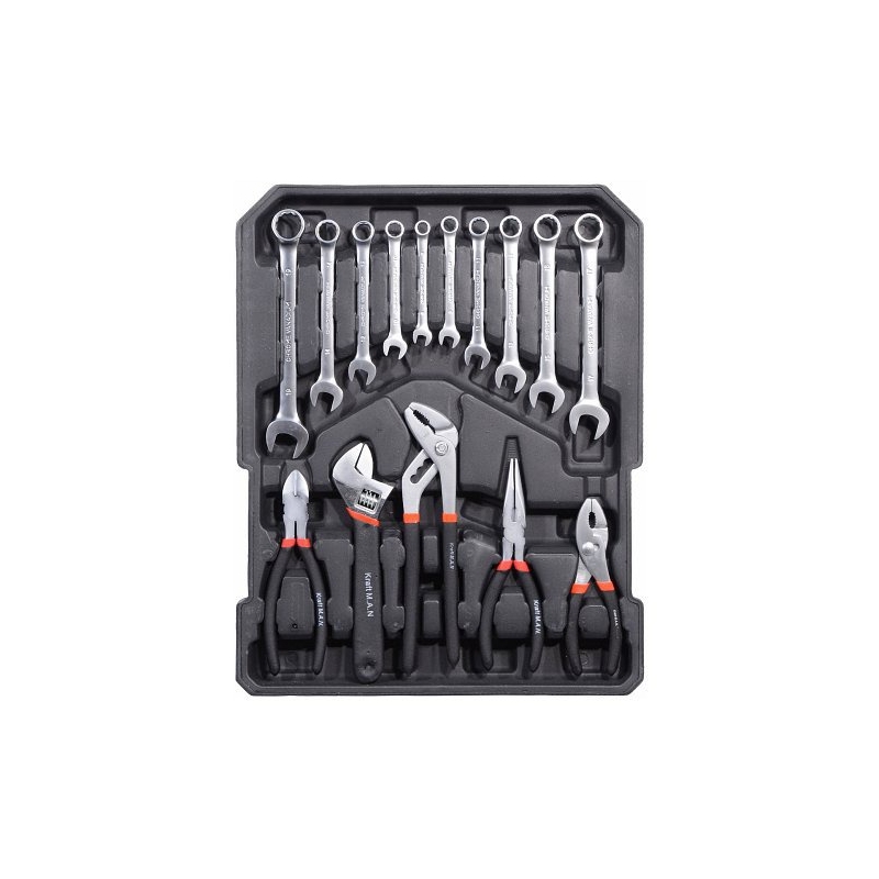 Werkzeugkoffer 186 Teile AL Bau Kraft Suite