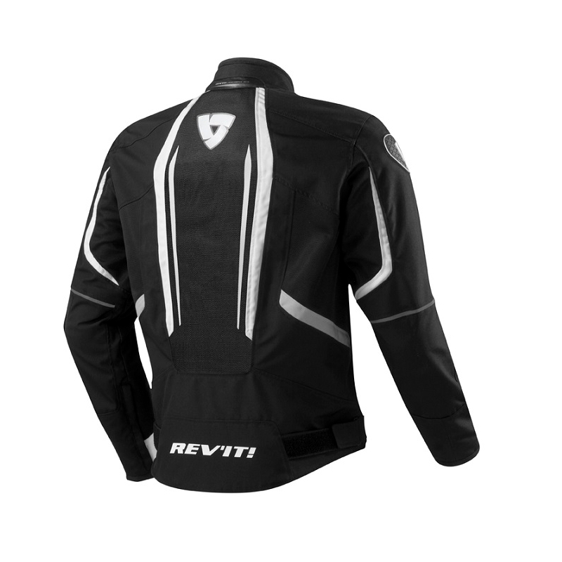 Revit Airforce schwarz-weiß moto jacket sale Ausverkauf