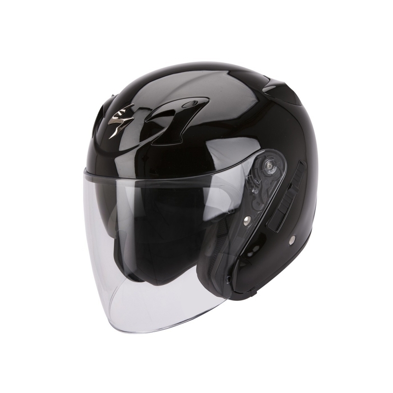 Motorradhelm Scorpion EXO-220 schwarz glänzend Ausverkauf