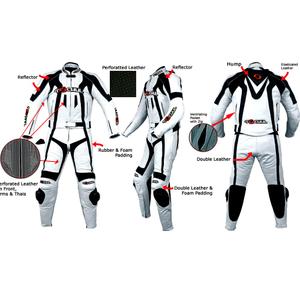 Herrenjacke Tschul 727 weiß-schwarz