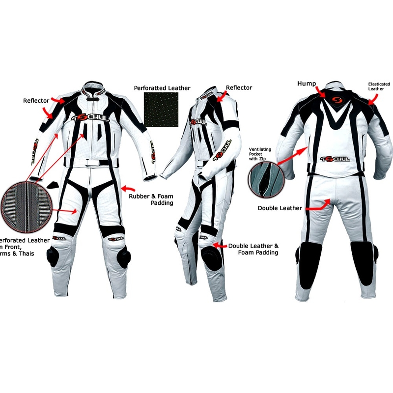 Herrenhose Tschul 727 weiß-schwarz