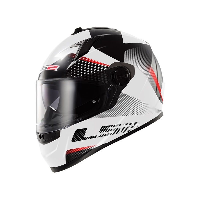 Motorradhelm LS2 FF322 Concept 2 Tyrell weiß-schwarz