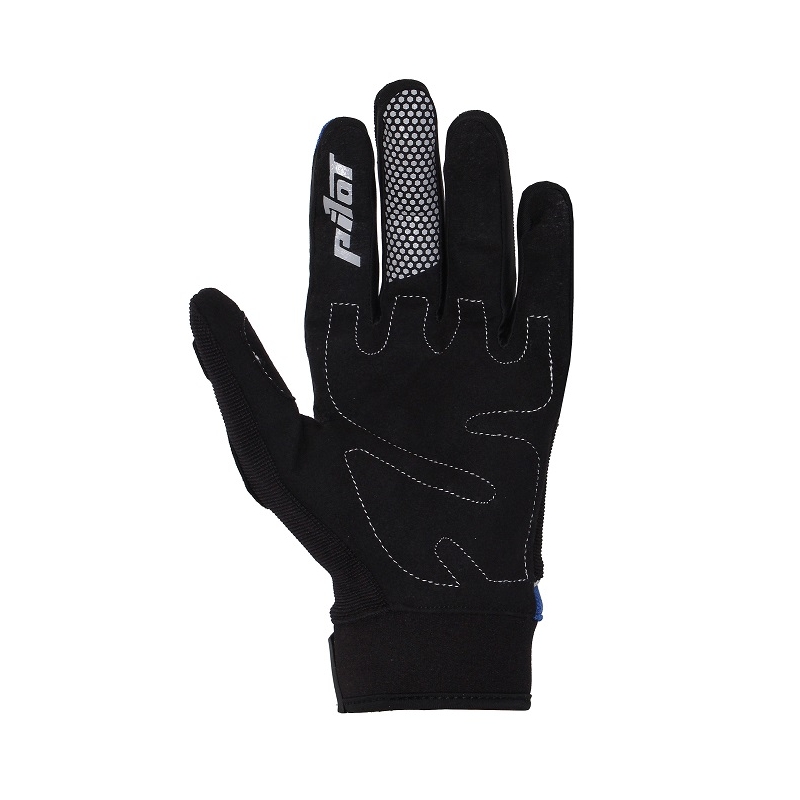 Kinder mx Motorradhandschuhe Pilot schwarz/grau