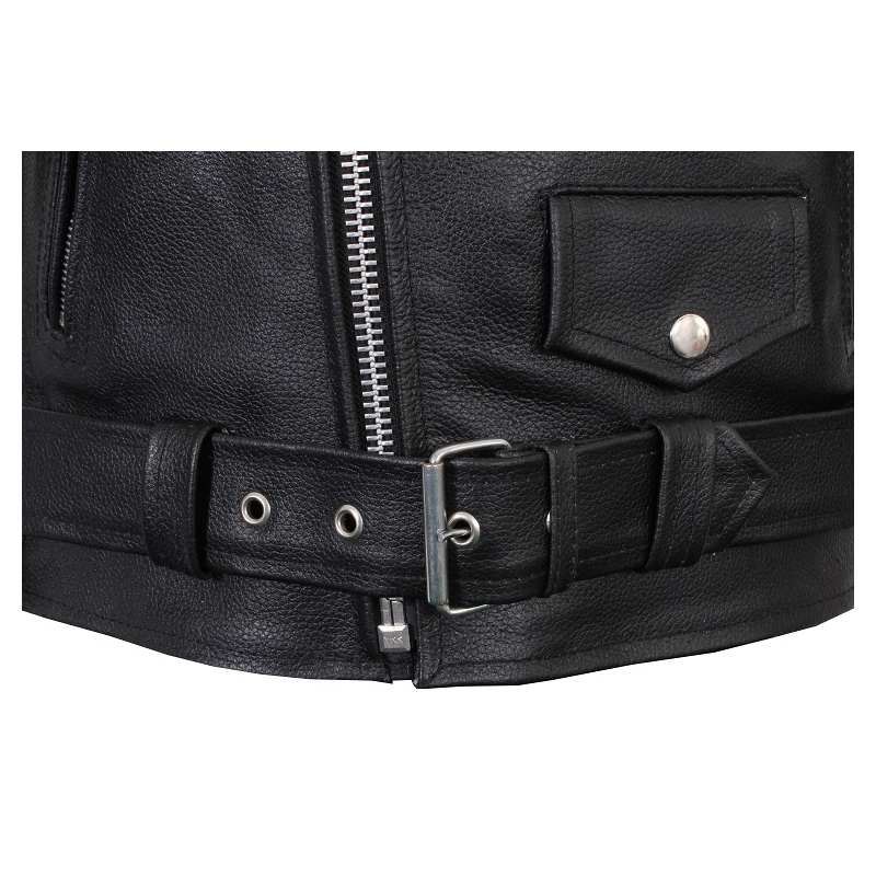 Crooked - RSA Leder-Motorradjacke Ausverkauf
