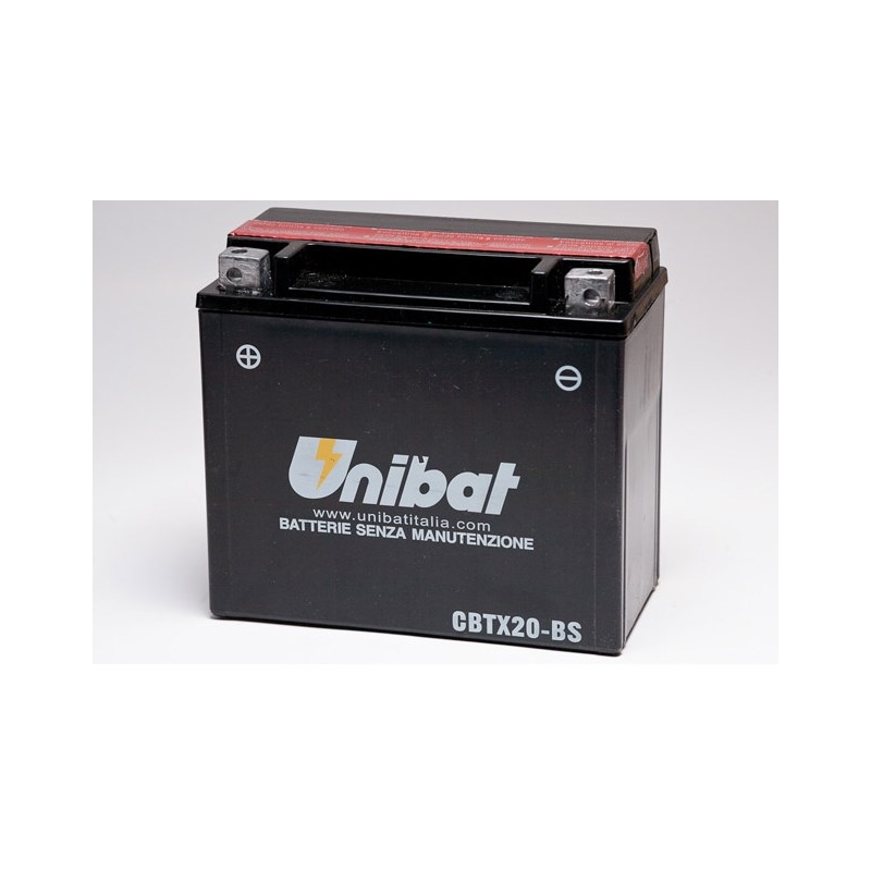 Unibat CBTX20-BS wartungsfreie Batterie, 12V 18Ah