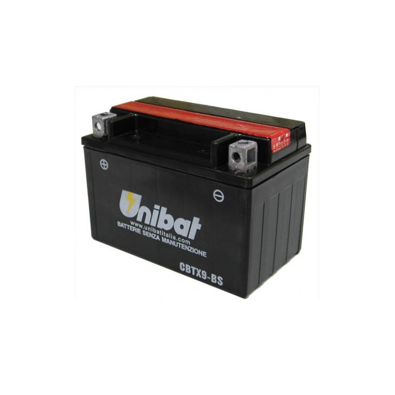 Wartungsfreie Batterie Unibat CBTX9-BS, 12V 8Ah