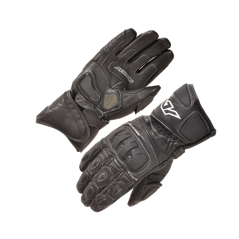 Ayrton Former Motorradhandschuhe Schwarz Ausverkauf