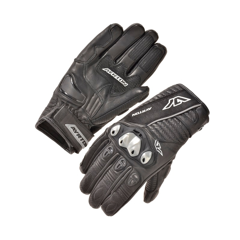Ayrton Tactical schwarz-graue Motorradhandschuhe Ausverkauf