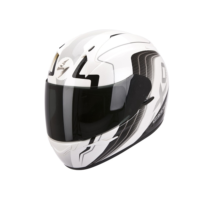 Integralhelm Scorpion EXO-410 Altus weiß-schwarz Ausverkauf